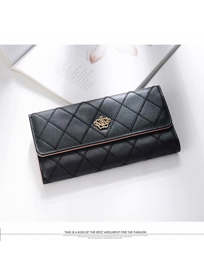 VILILY Sleek Lightweight Casual Wallet Black - Image 4
